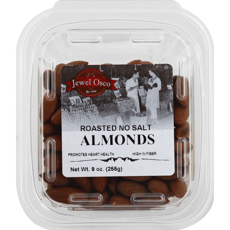 JewelOsco Bakery Almonds, No Salt, Roasted (9 oz) Instacart