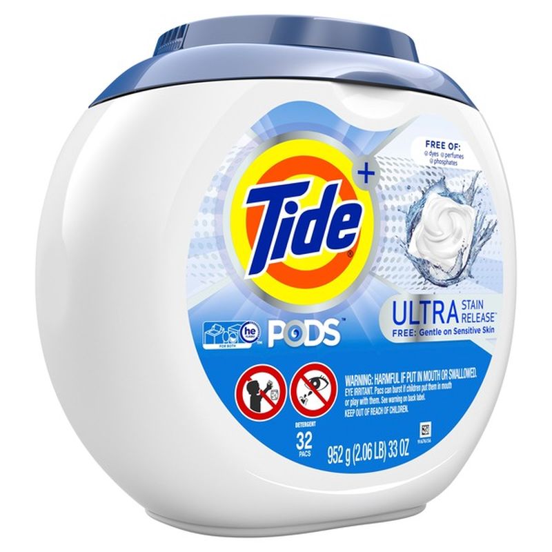 Tide Pods Ultra Stain Release Liquid Pacs Tide Pods Ultra Stain Release Liquid Detergent Pacs 32 Oz Instacart