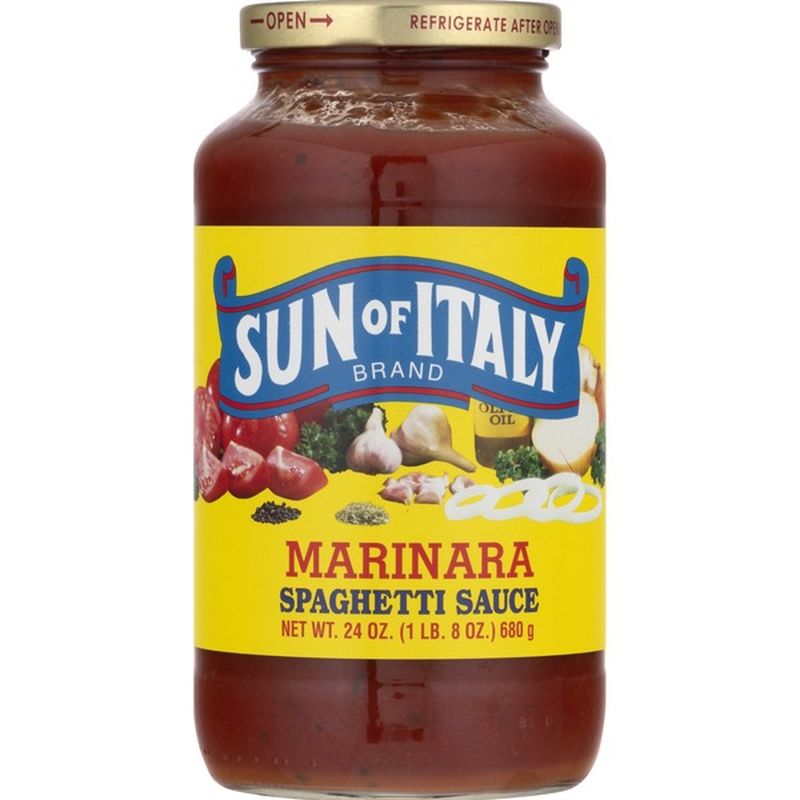 Sun Of Italy Sauce, Spaghetti, Marinara, Jar (24 oz) from Giant Food