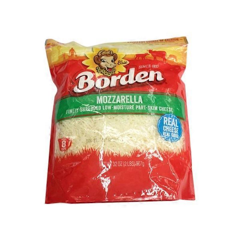 Borden Cheese Mozzarella Shreds (32 oz) Instacart