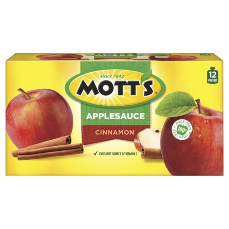 Mott's Applesauce Pouches Cinnamon (3.2 oz) from Wegmans Instacart