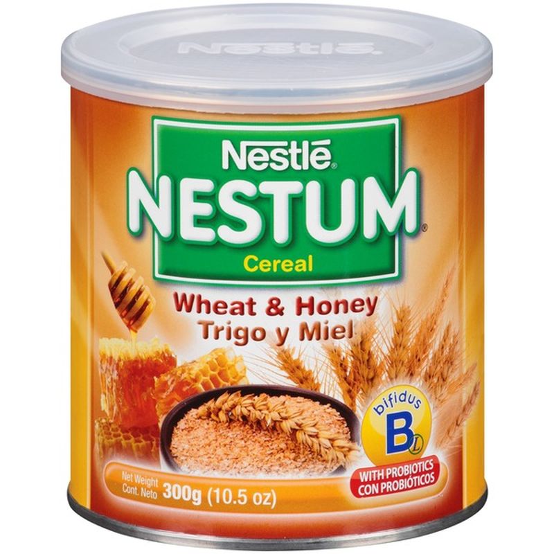 Nestle Nestum Probiotics Infant Cereal Wheat & Honey (10.5 Oz) - Instacart