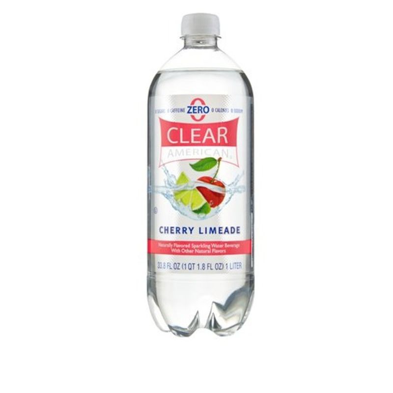 Clear American Cherry Limeade Flavored Sparkling Water Beverage 338