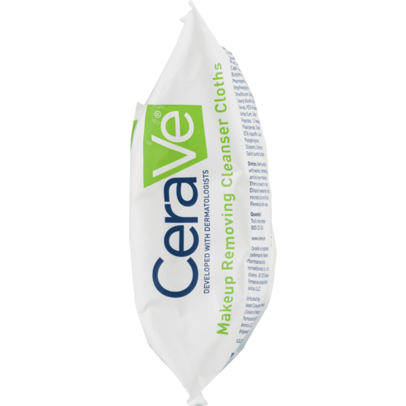 CeraVe Makeup Removing Cleanser Cloths Ultra Gentle (25 ct) Instacart