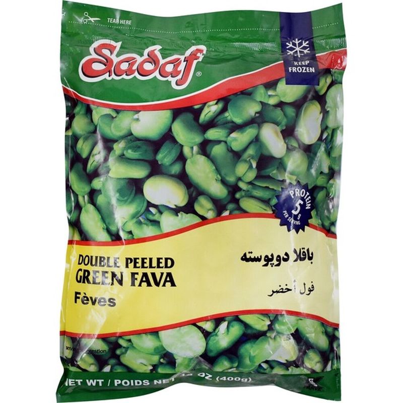 Sadaf Double Peeled Green Fava (14 oz) Instacart