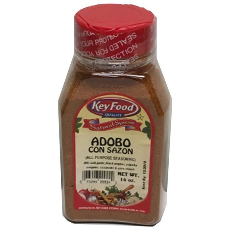 Key Food Adobo Con Sazon Seasoning (14 oz) from Key Food Instacart