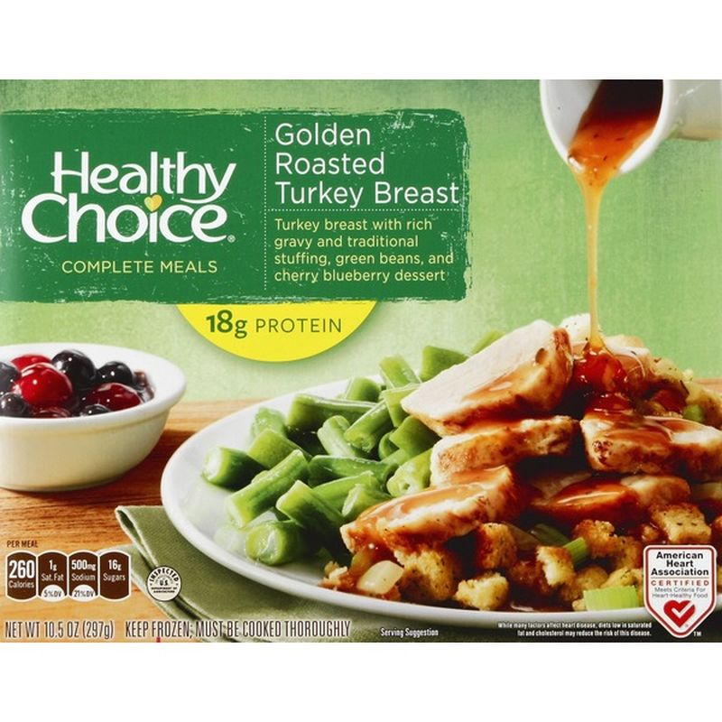 Healthy Choice Golden Roasted Turkey Breast Complete Meals ...