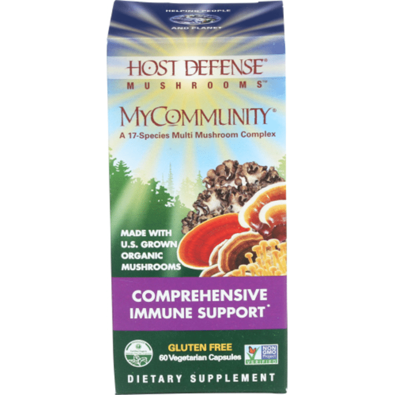 Host Defense Organic Mushrooms Mycelium And Fruitbodies Comprehensive