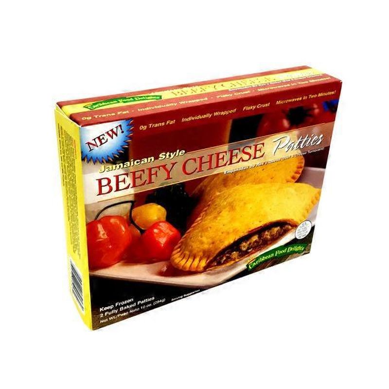 Caribbean Food Delights Jamaican Style Beefy Cheese Patties 10 Oz Delivery Or Pickup Near Me