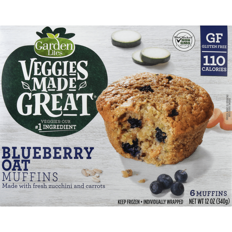 Veggies Made Great Muffins Blueberry Oat 6 Each Instacart