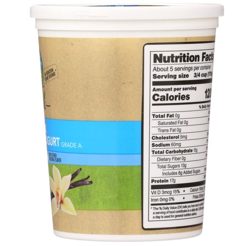 Full Circle Vanilla Greek Nonfat Yogurt (32 oz) from Stater Bros. Instacart