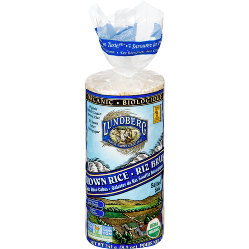 Lundberg Family Farms Organic Brown Rice Rice Cakes (8.5 oz) Instacart