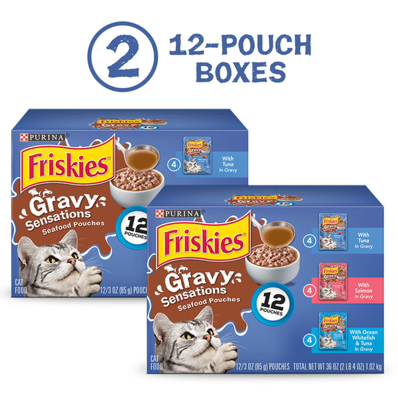 Purina Friskies Gravy Wet Cat Food Variety Pack, Gravy Sensations