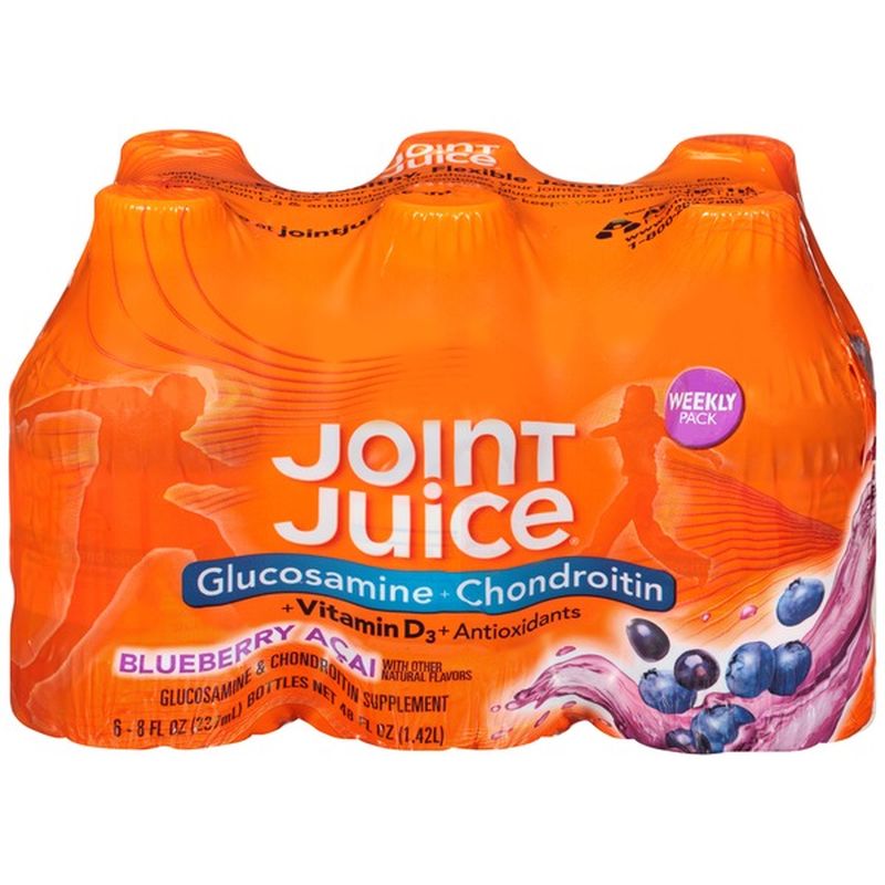 Joint Juice Blueberry Acai Glucosamine & Chondroitin Supplement (8 fl