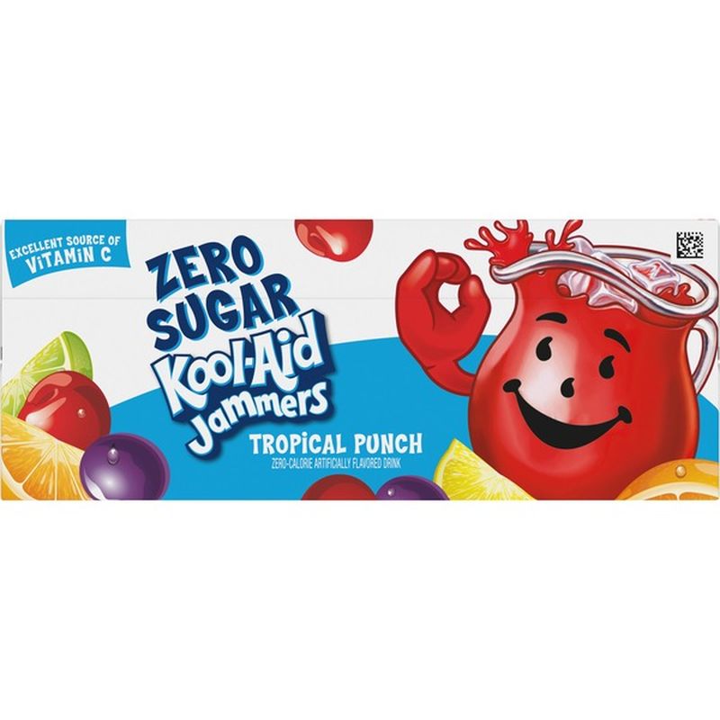 KoolAid Jammers Zero Sugar Tropical Punch Flavored Drink (60 fl oz