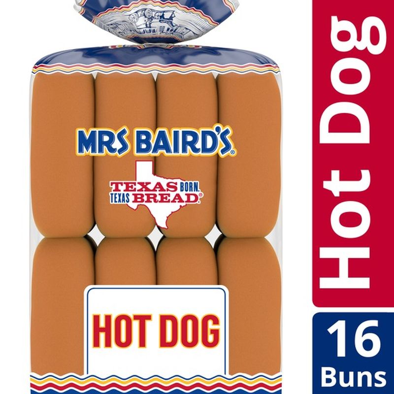 Mrs. Baird's Texas Bread Classic Hot Dog Buns (24 oz) Instacart