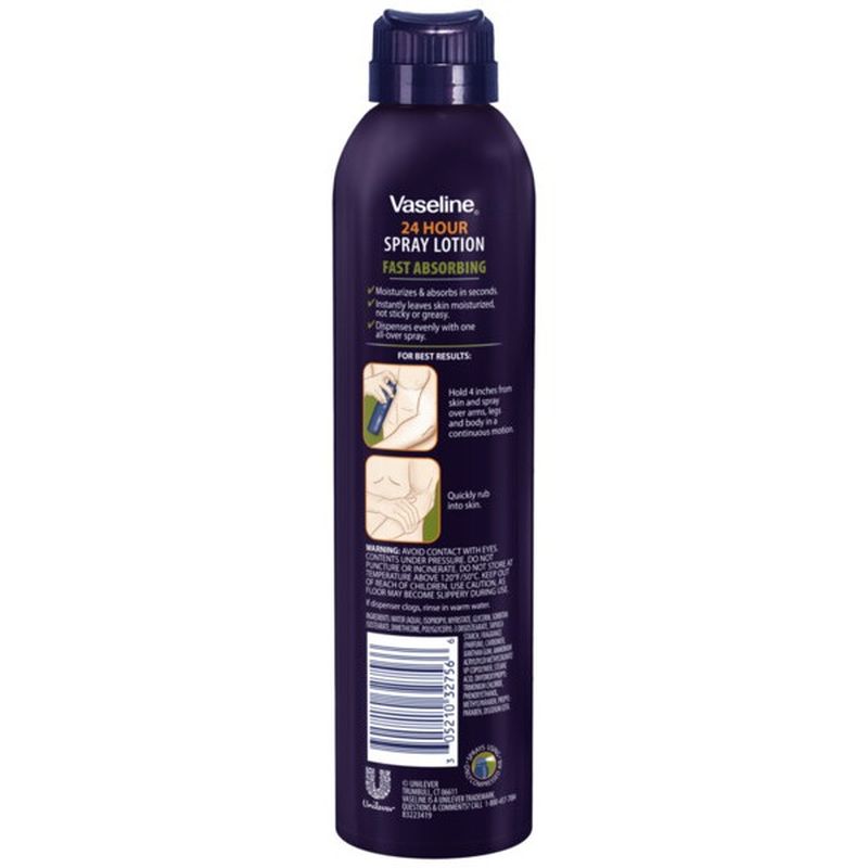 Vaseline Spray Lotion Fast Absorbing (6.5 oz) from CVS Pharmacy