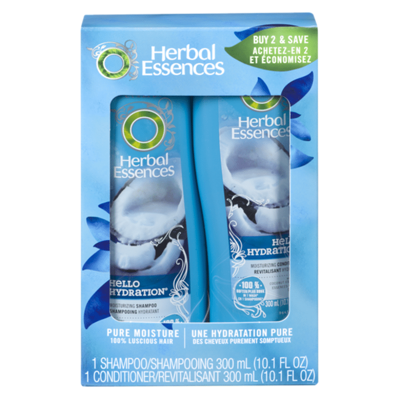 Herbal Essences Hello Hydration Shampoo and Conditioner with Coconut