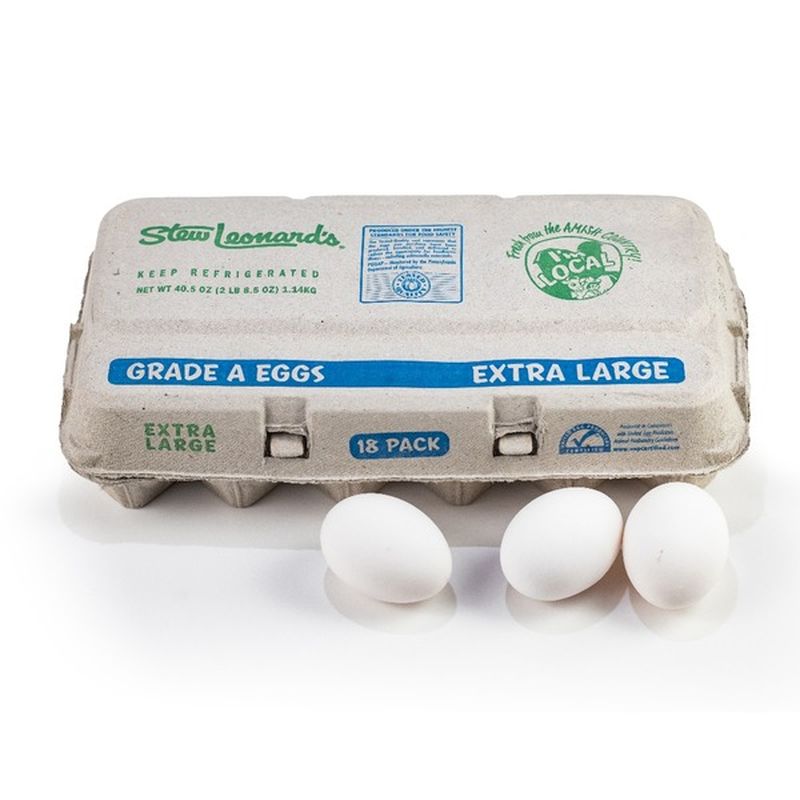 Extra Large Eggs (18 ct) from Stew Leonard's Instacart