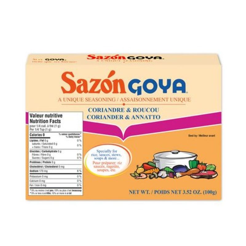 Goya Sazón Seasoning With Coriander And Annatto 3 52 Oz Instacart