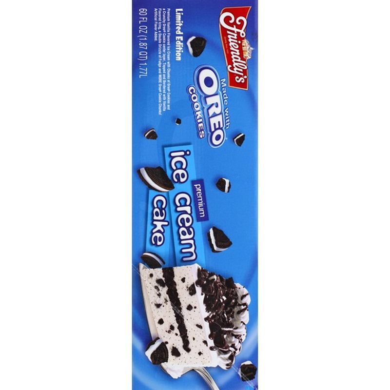 Friendly's Ice Cream Cake, Premium, Oreo Cookies (60 oz) from Stop