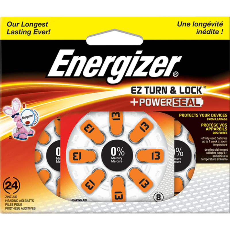 Energizer Batteries Size 13, Orange Tab (24 ct) Instacart