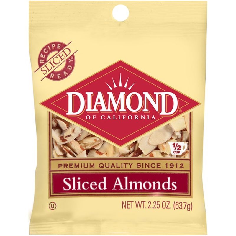Diamond Almonds, Sliced (2.25 oz) Delivery or Pickup Near Me Instacart