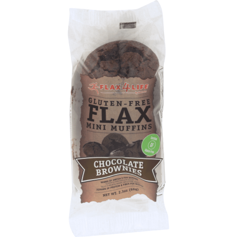 Flax 4 Life Glutenfree Chocolate Flax Dairyfree Brownies (2.3 fl oz