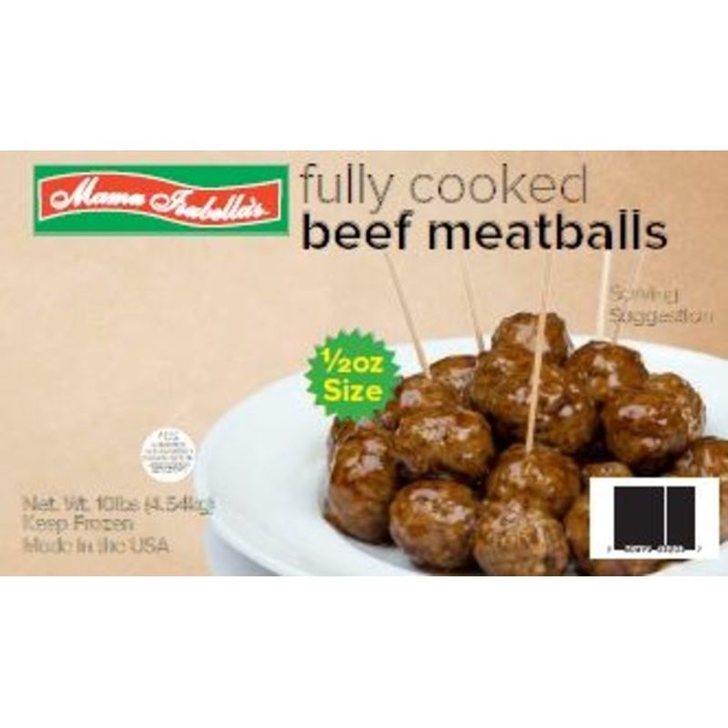 Mama Isabella Beef Meatball (10 lb) Instacart