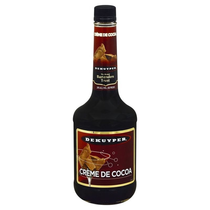 DeKuyper Creme De Cocoa Dark Liqueur (750 ml) Instacart