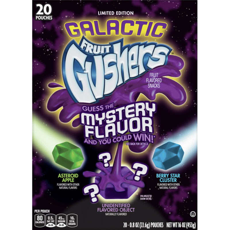 General Mills Gushers Galactic Fruit Flavored Snacks (0.8 oz) Instacart
