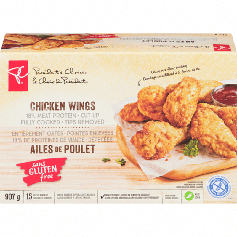 Presidents Choice Gluten Free Breaded Chicken Wing 907 G Delivery Or Pickup Near Me - Instacart