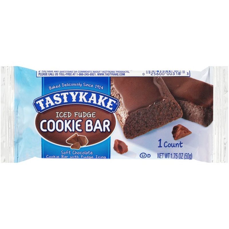 Tastykake Iced Fudge Cookie Bar (1.75 oz) Instacart
