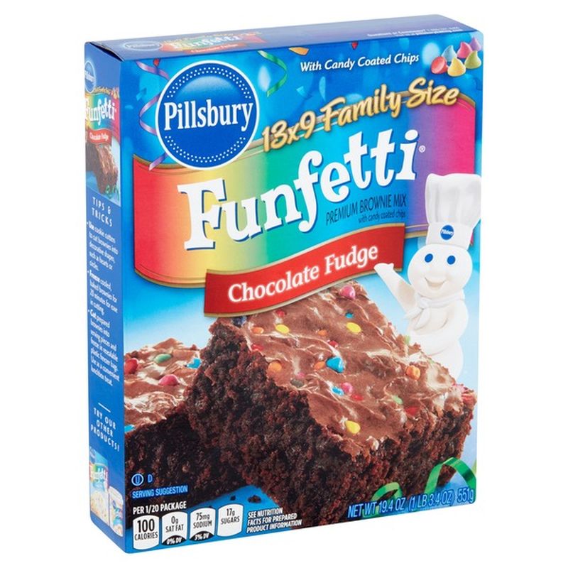 Pillsbury Brownie Mix, Chocolate Fudge (19.4 oz) Instacart