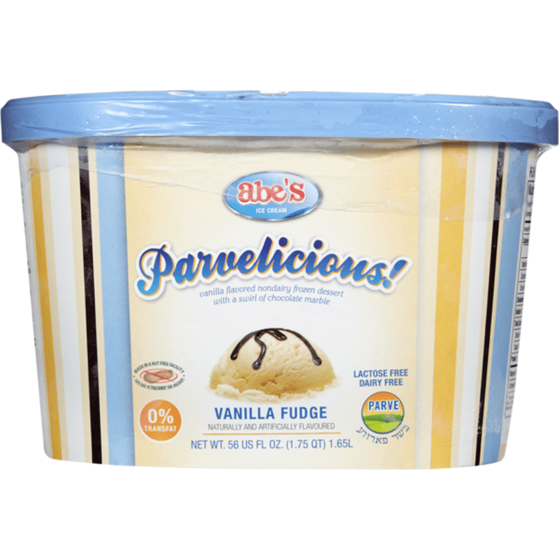 Abe's Parvelicious Vanilla Fudge Ice Cream