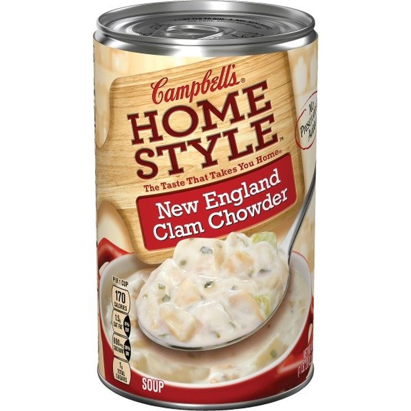 Campbell's® New England Clam Chowder (18.8 oz) from Wegmans Instacart