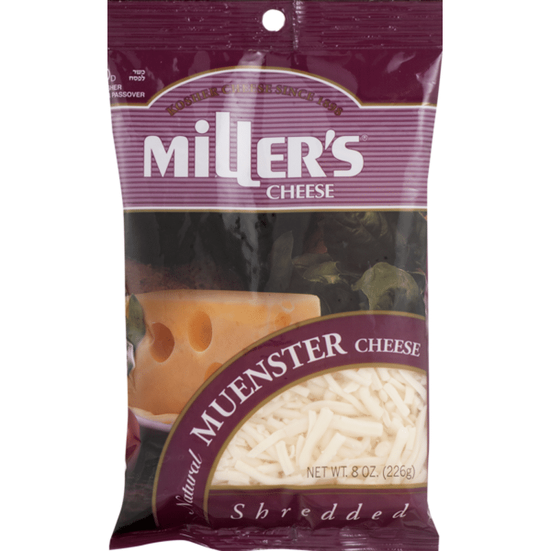 Miller's Cheese Shredded Cheese, Muenster (8 oz) Instacart