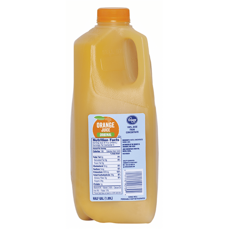 Kroger Fruit Concentrate Orange Juice (2 gal) Instacart