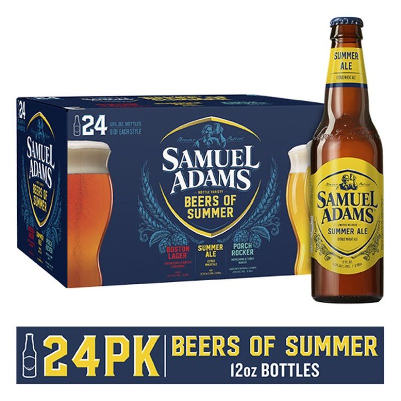 Samuel Adams Summer Styles Seasonal Variety Pack Beer 12 Fl Oz Instacart