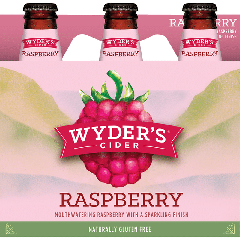 Wyder's Hard Cider, Raspberry (12 fl oz) Instacart