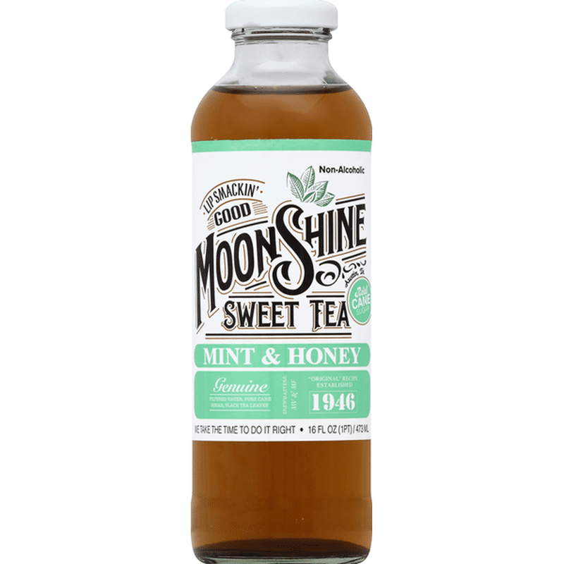 Moonshine Sweet Tea Sweet Tea, Mint & Honey (16 oz) Instacart