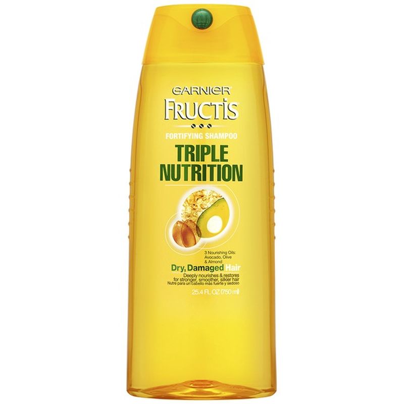Fructis For Dry, Damaged Hair Triple Nutrition Shampoo (25.4 oz