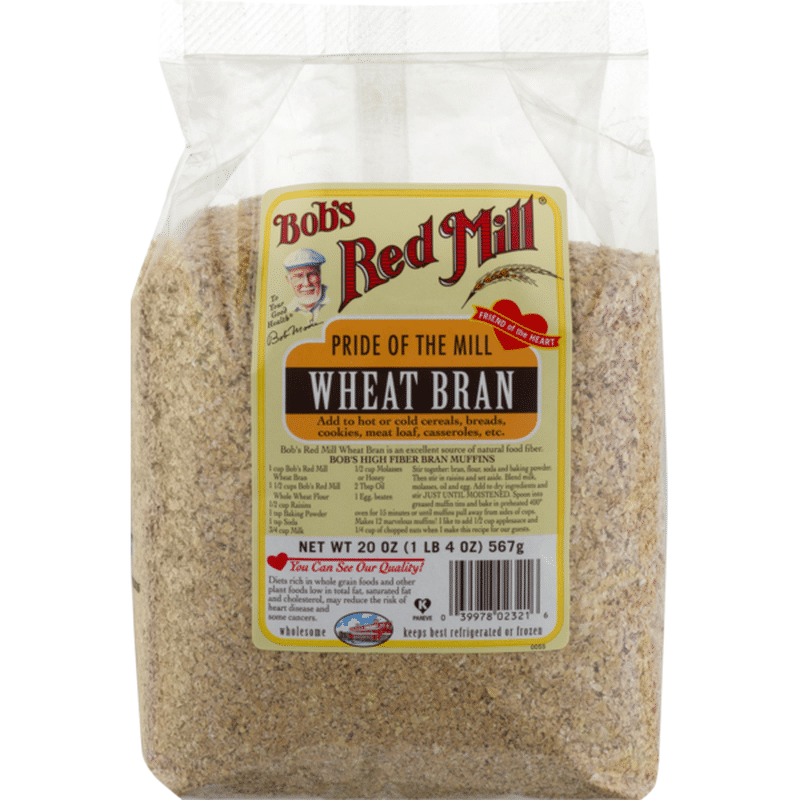 Bob's Red Mill Wheat Bran (20 oz) Instacart