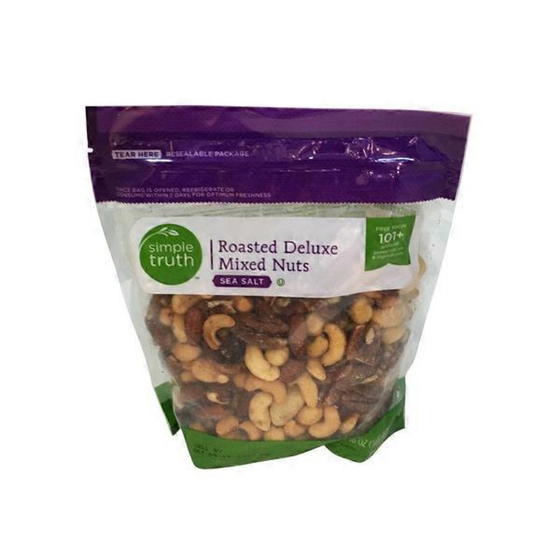 Simple Truth Roasted Deluxe Mixed Nuts, Sea Salt (16 oz) Instacart