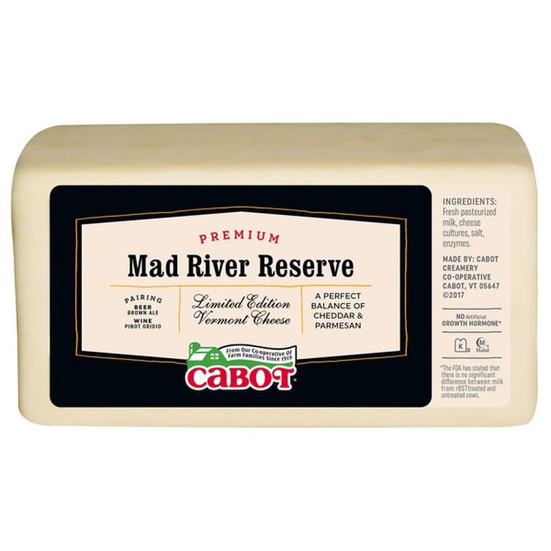 Cabot Creamery Mad River Reserve Cheese (each) from Costco Instacart