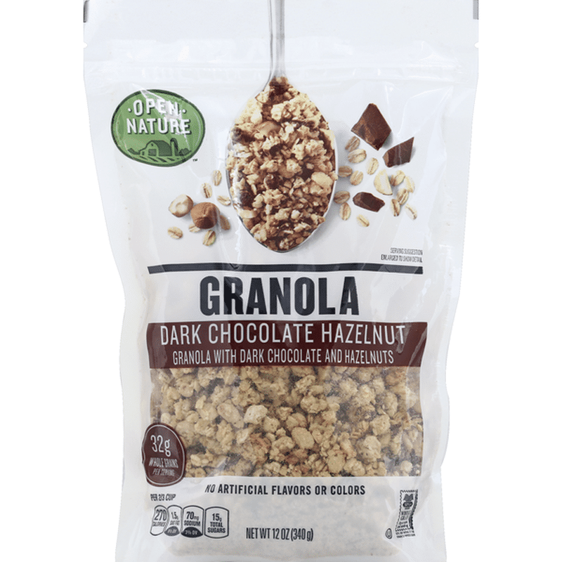 Open Nature Granola, Dark Chocolate & Hazelnut (12 oz) Instacart