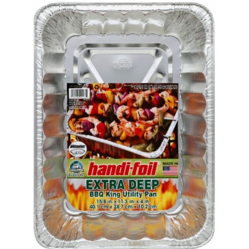 HandiFoil Extra Deep BBQ King Utility Pan (1 each) Instacart