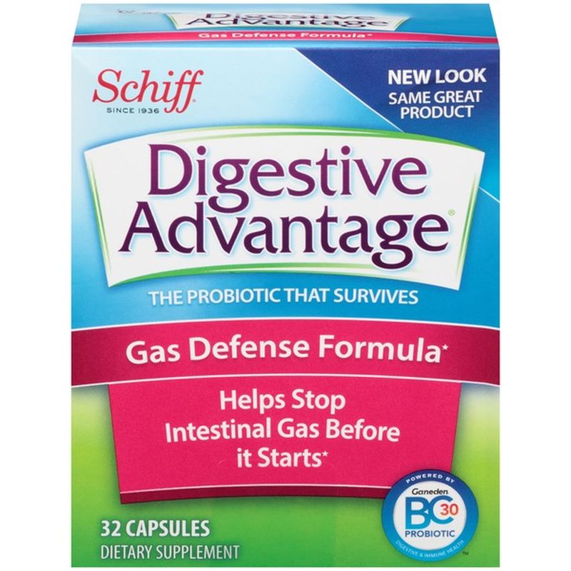 Digestive Advantage Probiotic Gas Defense Formula Dietary Supplement (32 ct) Instacart