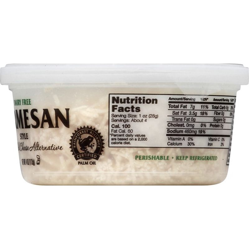 Follow Your Heart Shredded Cheese Alternative, Dairy-Free, Parmesan Style