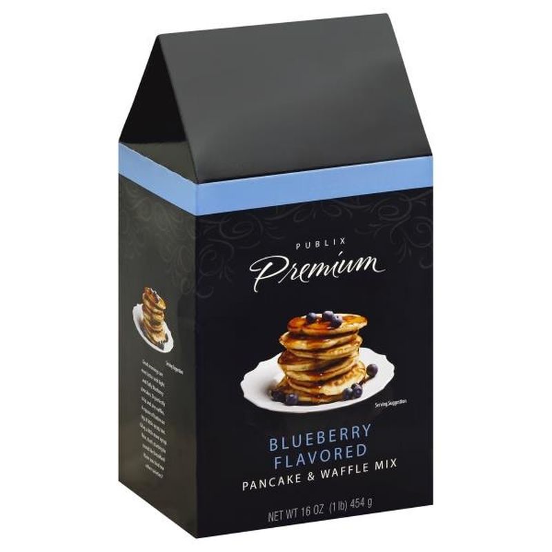 Publix Premium Pancake & Waffle Mix, Blueberry Flavored (16 oz) from